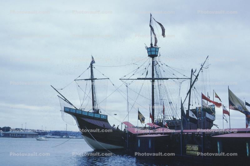 Columbus sailing ships, New York Worlds Fair, 1964, 1960s