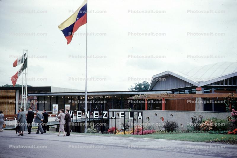 Venezuela Pavilion, Venezuelen, Brussels, Belgium, 1958, 1950s