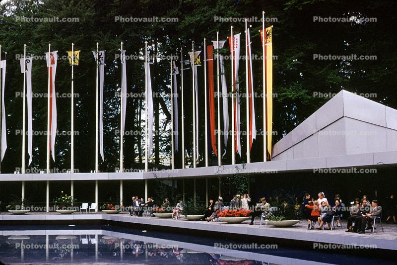 Swiss Pavilion, Switzerland, Expo '58, Brussels, Belgium, 1958, 1950s