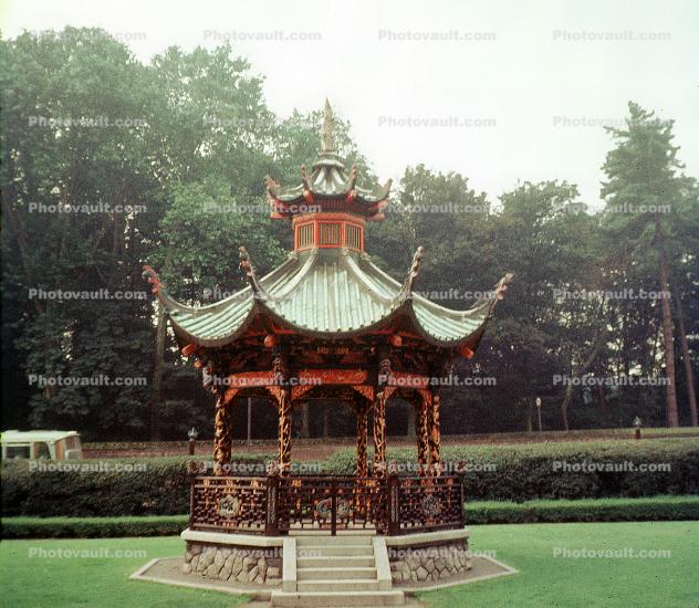 Chinese Pavilion Gazebo, Brussels, Belgium, 1958, 1950s
