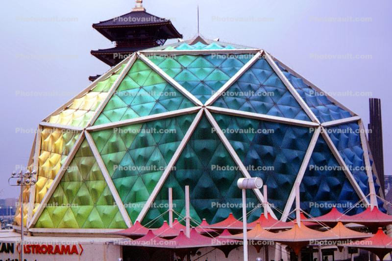Midori Kan Pavilion, Geodesic Dome, Expo '70, Japan World Exposition, Osaka, Japan