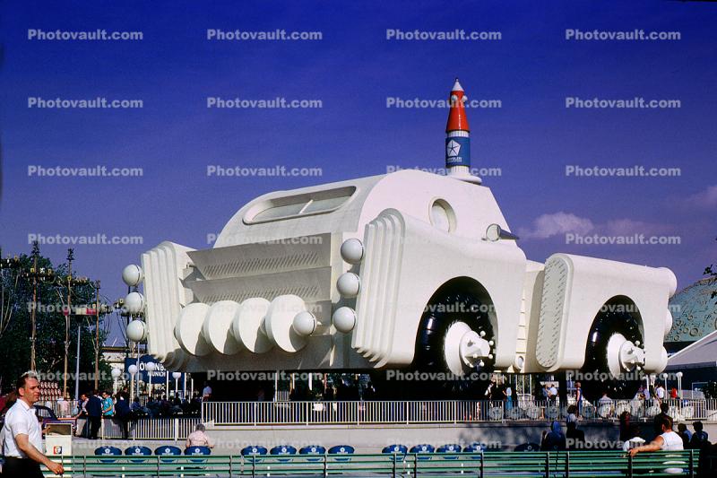 Giant Car, Autofare, Chrysler Pavilion, New York Worlds Fair, 1964, 1960s
