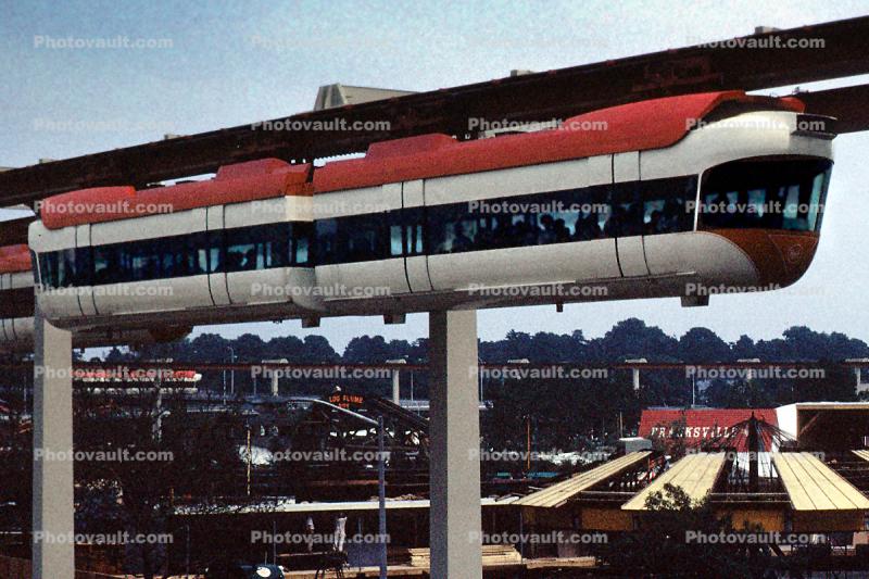 Hanging Monorail, Passenger cars, New York Worlds Fair, 1964, 1960s