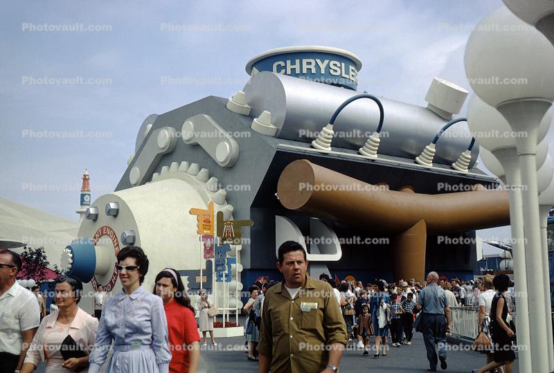 Chrysler Motor, Engine, Pavilion, Spark Plugs, Gears, 1960s
