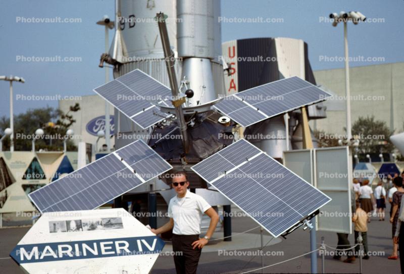 Mariner IV, Solar Panels, NASA, US Space Pavilion, spaceflight