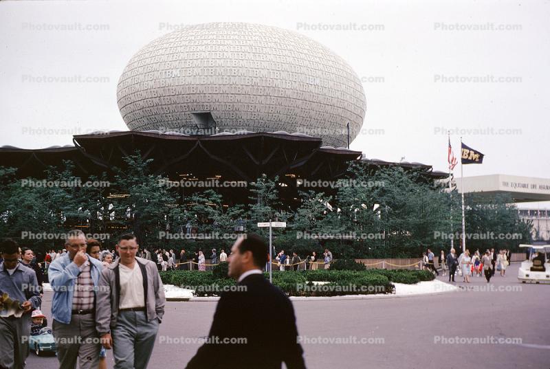 IBM Pavilion, Typewriter Ball Building, 1964