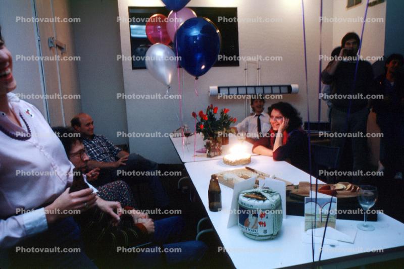 table, balloons, Birthday Party at WKPI Studios