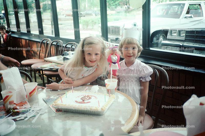 Girl with a Birthday Cake, 1970s