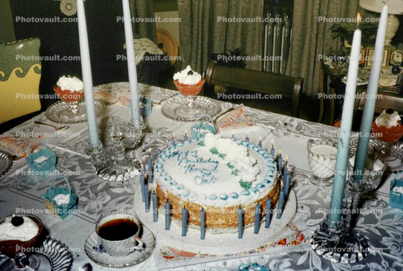 Cake, Candles, Coffee Cup, Lace, Desert