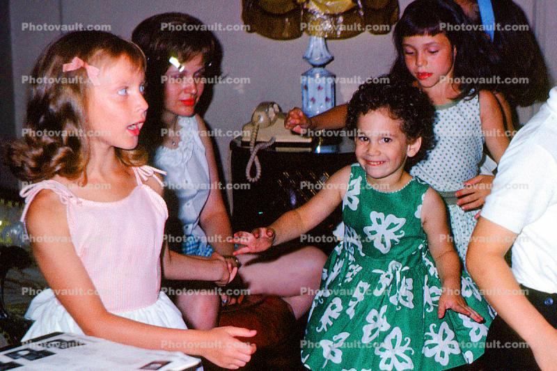 Girls, Dress, Dancing, Boys, July 1962, 1960s