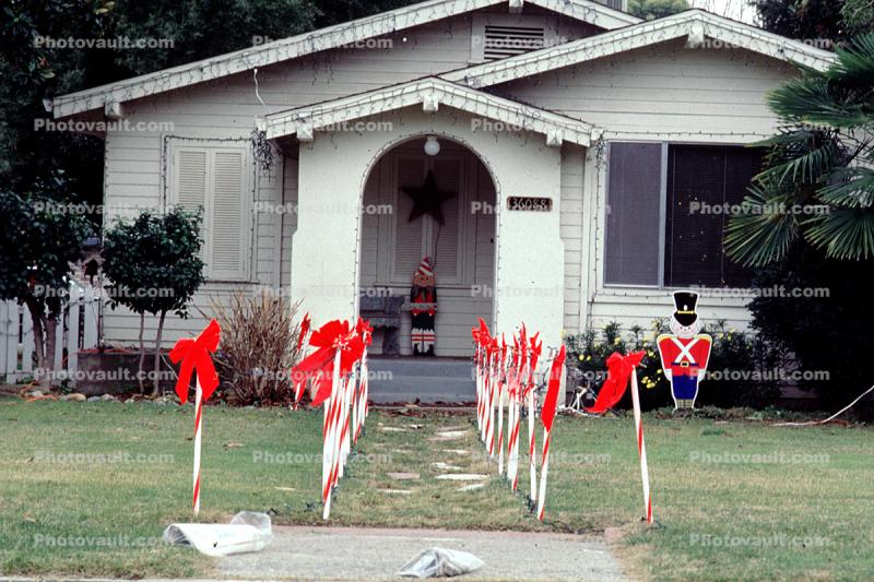 Candy Cane Lane, home, house, building, tin soldier