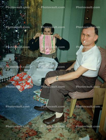 Pink Panty, Gift, Funny, Smoker, Smoking, 1940s
