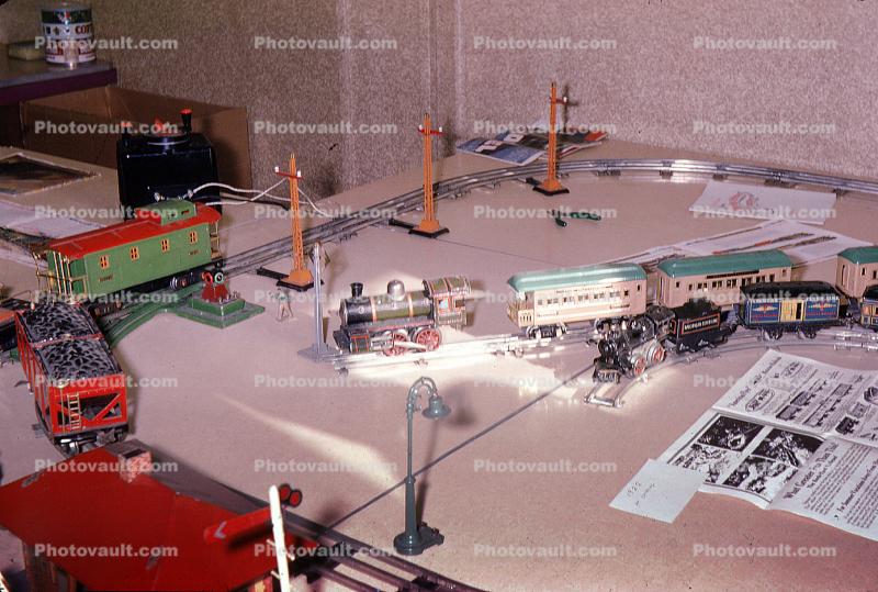 Trainset, Lionel, Toy Train, Caboose, 1950s