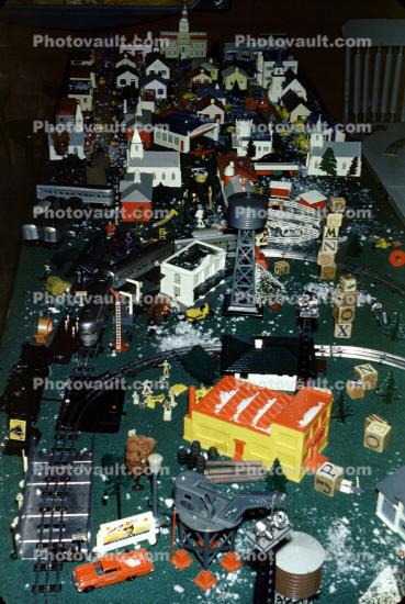 Town Set, clutter, 1950s