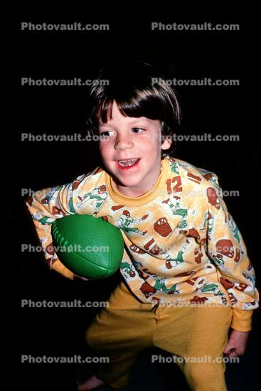 Green Football Boy, Pajama, 1980s