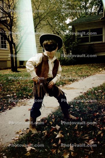 Sheriff, Gun, mask, cowboy hat, October 1973, 1970s
