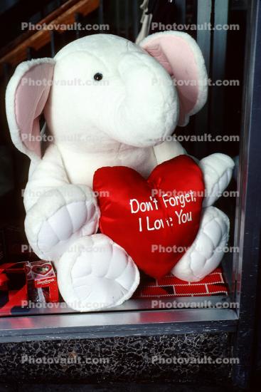 Don't Forget I Love You, Stuffed Animal, Heart