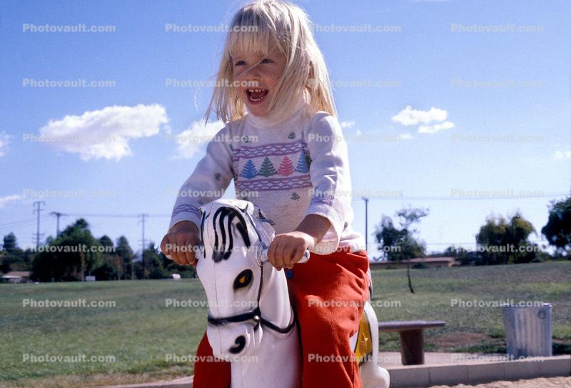 rocking horse, Moorpark, California, 4 November 1979