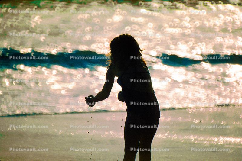 Beach, Ocean, Girl, Yelapa, Mexico, Beach, sand, water