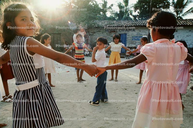 Elementary School, Yelapa, Mexico, Circle Dance