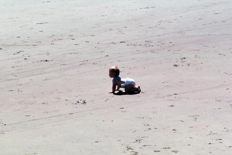 Sand, Beach, Infant, Baby, Toddler