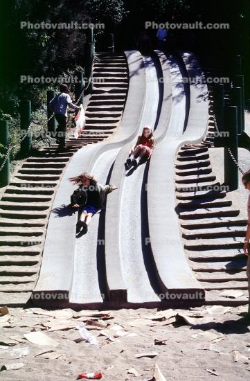 Long Slide, Steps, stairs, S-curve