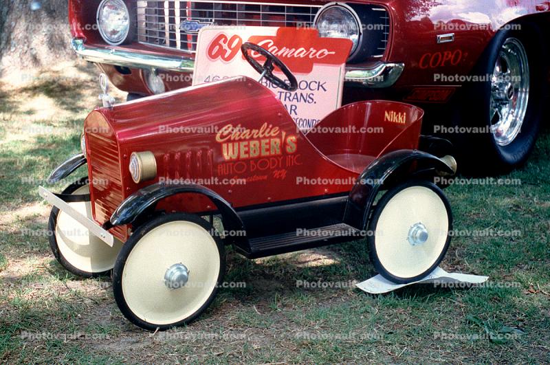 Charlie Weber's Auto Body Inc., Nikki, Peddle Car, Jamestown, 1960s