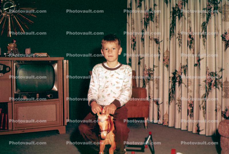 Boy on his Rocking Horse, Television