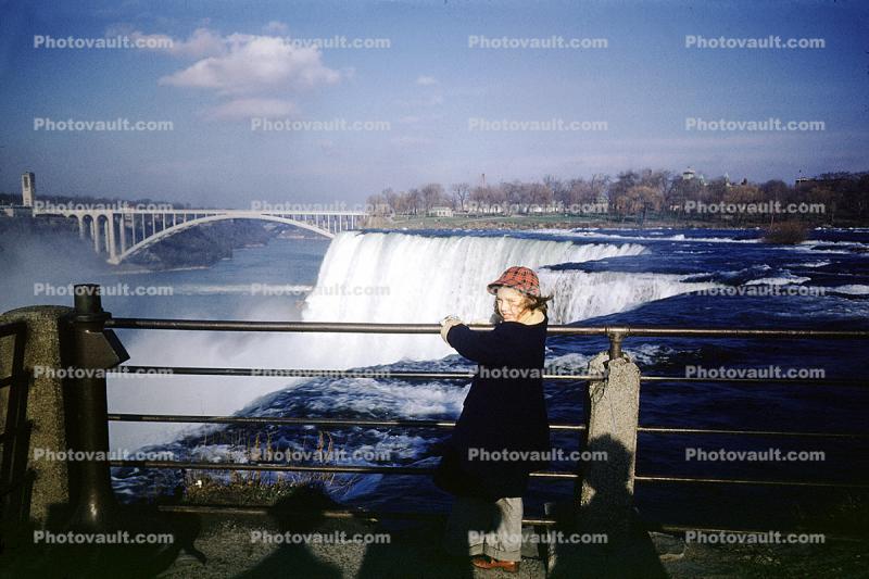 Prospect Point, Waterfall, Niagara Falls, December 1953, 1950s