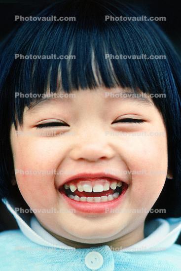Smiles, Asian, Girl, Smiling Japanese Girl