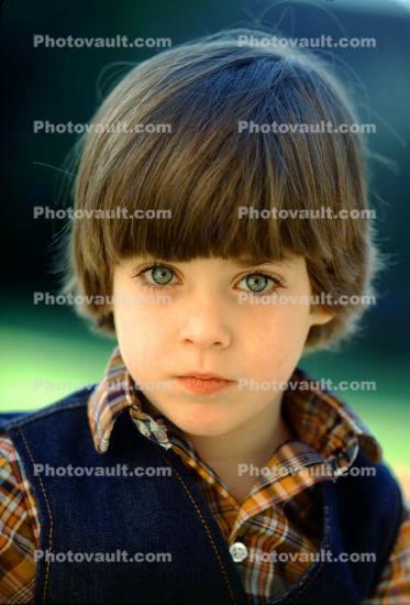 Boy With and Intense Stare