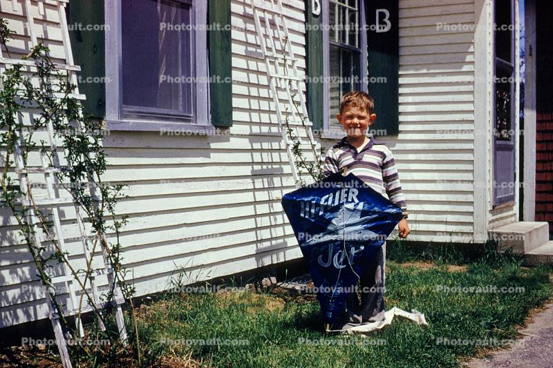 Boy with his Kite, 1950s