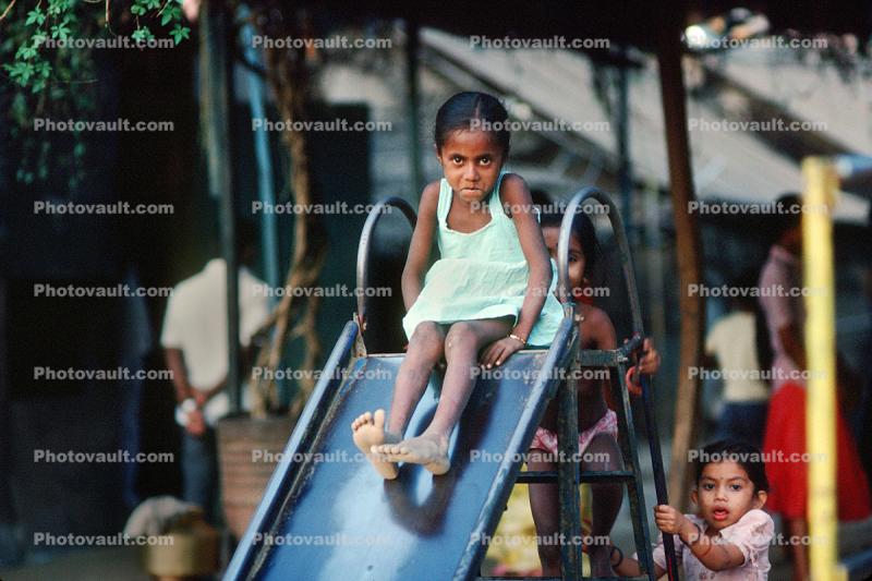 Girl on a Slide, Khroorow Baug, Mumbai