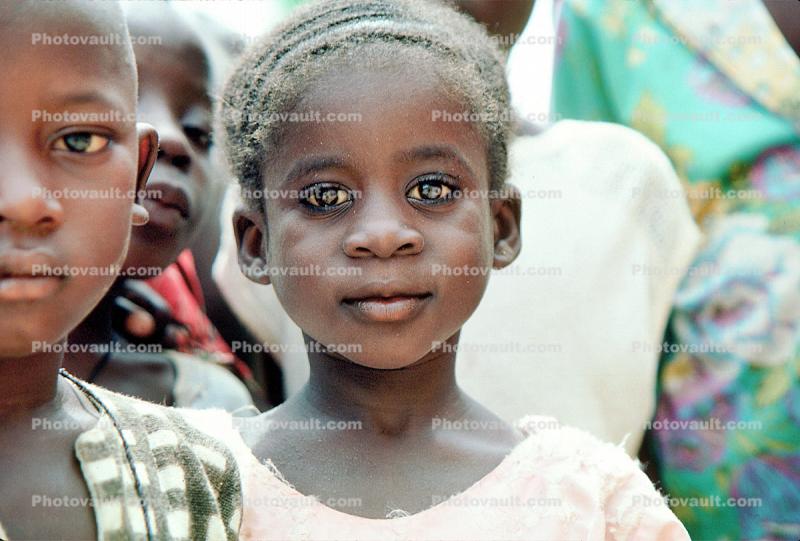 Adorable African Girl, Eyes