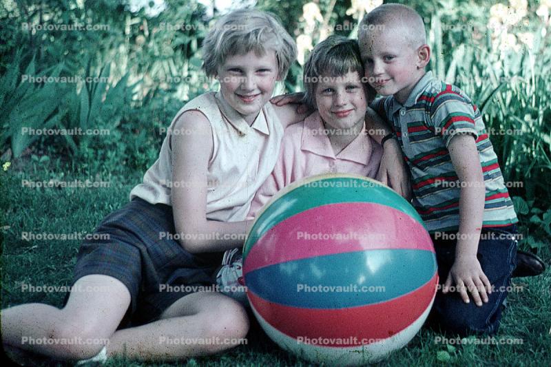 Beach Ball, Brother, sisters, 1960s