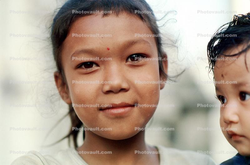 Girls, Face, Lips, Nose, Eyes, Kathmandu, Nepal