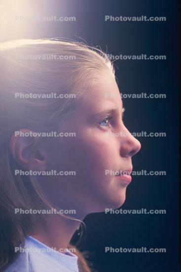 Girl, Face, Profile