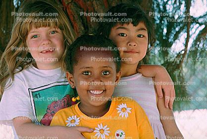 Girls, Friends, smiles, diversity, multi-ethnic, missing-teeth