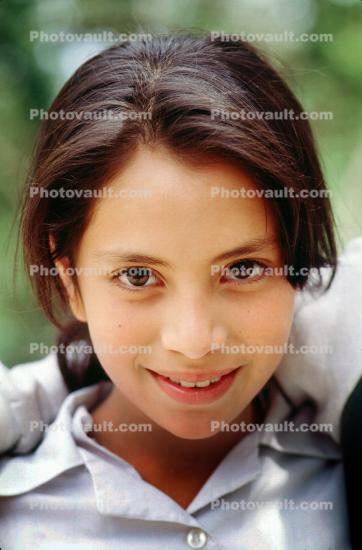 School Girl, Smiles, Eyes, face, Costa Rica