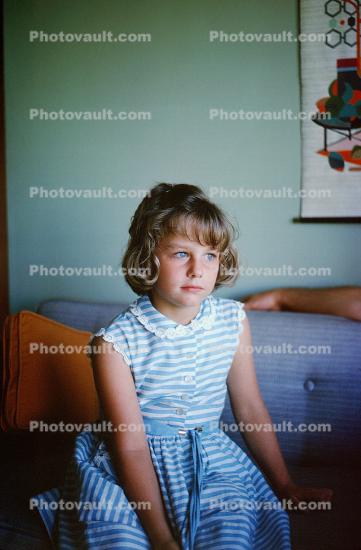 Pensive Girl, Chicago, October 1962, 1960s