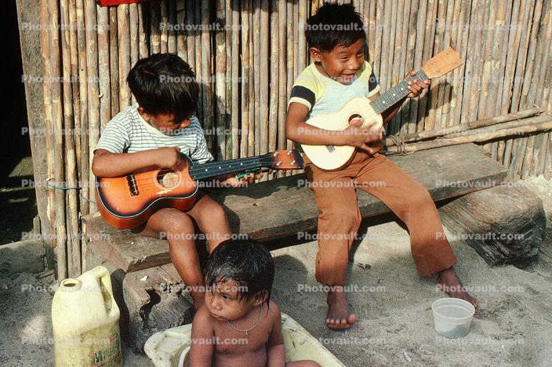 Guitar, Boys, Playing