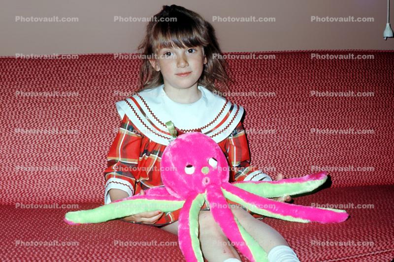 Stuffed Octopus, Lale, Gokyigit, July 1971, 1970s