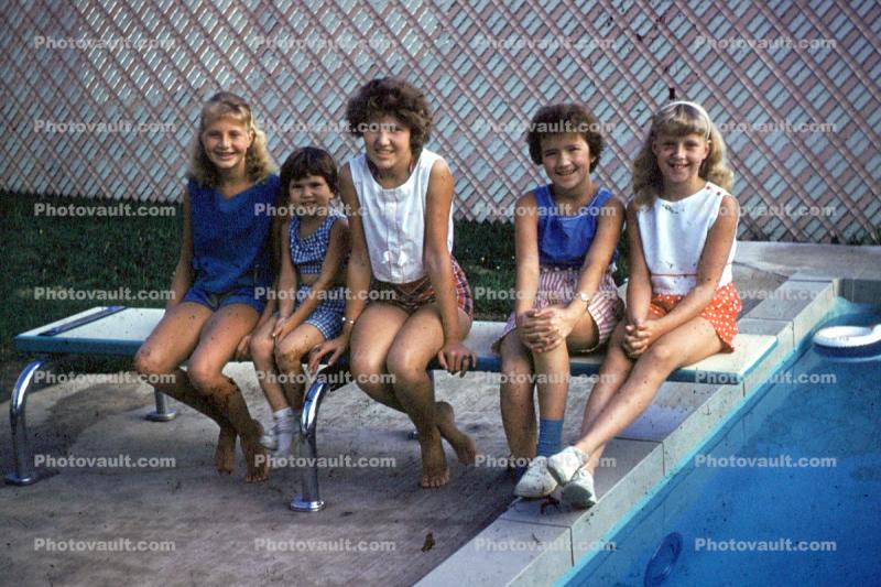 Friends, Girls, Akron Ohio, 1960s