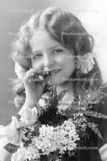 Cute Girl, 1910's, RPPC