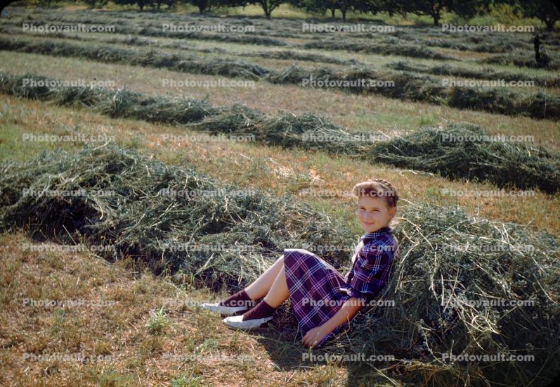 Darleen at a Farm near Bakersfield, September 1948, 1940s