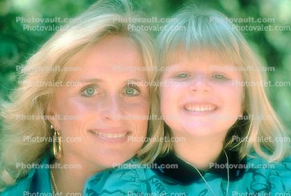 Mother and Daughter, smiles, girl