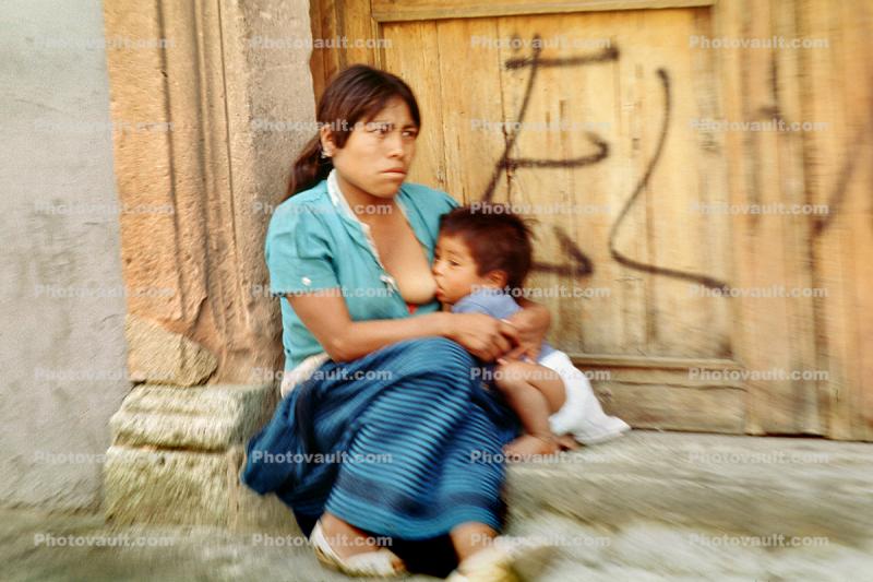 Mother Nursing Child, Oaxaca Mexico