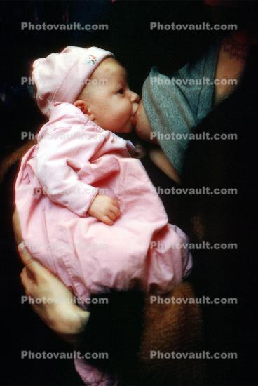 Nursing Baby Girl, newborn, hat, Nursing Baby, breastfeeding