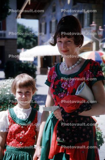 Matching Dress, Cute, daughter, costumes, August 1963, 1960s