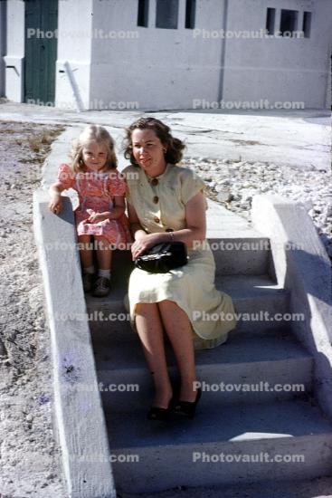 Woman, Daughter, Purse, Legs, Cold, Formal, Dress, September 1963, 1960s